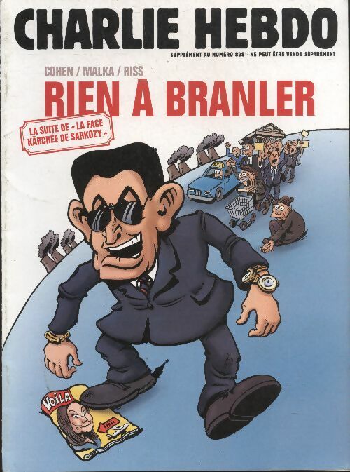 Livrenpoche : Charlie hebdo supplément au n°828 : Rien à branler - Collectif - Livre