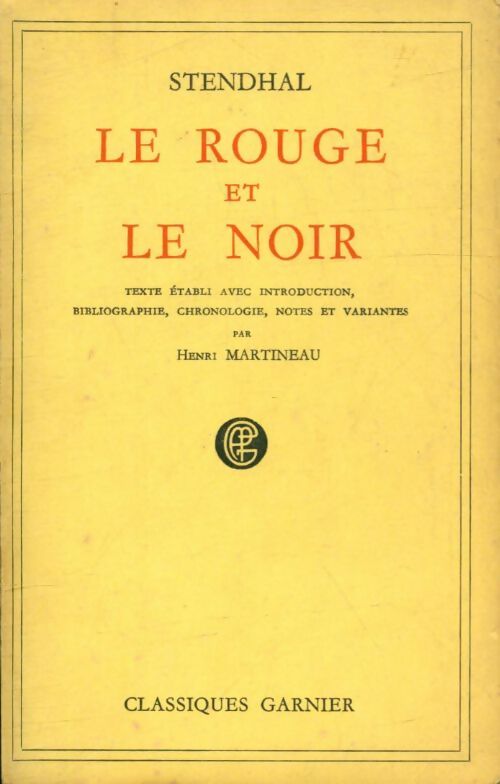 Livrenpoche : Le rouge et le noir - Stendhal - Livre