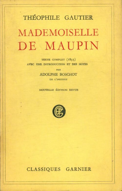 Livrenpoche : Mademoiselle de Maupin - Théophile Gautier - Livre