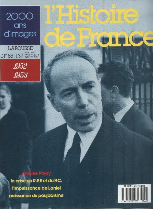 Livrenpoche : L'Histoire de France  n°132 : 1952-1952 - Collectif - Livre