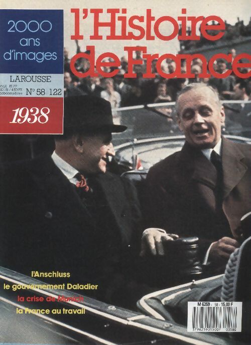 Livrenpoche : L'Histoire de France  n°58-122 : 1938 - Collectif - Livre