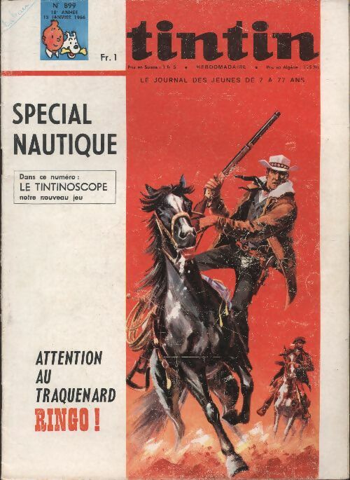 Livrenpoche : Tintin n°899 : Attention au traquenard Ringo ! - Collectif - Livre