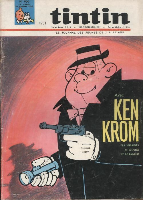 Livrenpoche : Tintin n°900 : Ken Krom - Collectif - Livre