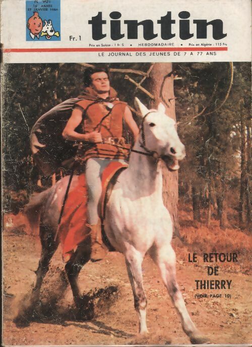 Livrenpoche : Tintin n°901 : Le retour de Thierry - Collectif - Livre