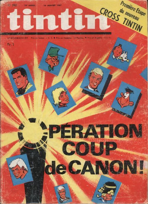 Livrenpoche : Tintin n°952 : Opération coup de canon - Collectif - Livre