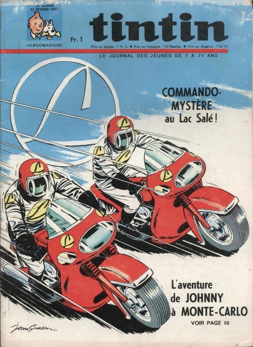 Livrenpoche : Tintin n°957 : Commando mystère au Lac Salé ! - Collectif - Livre