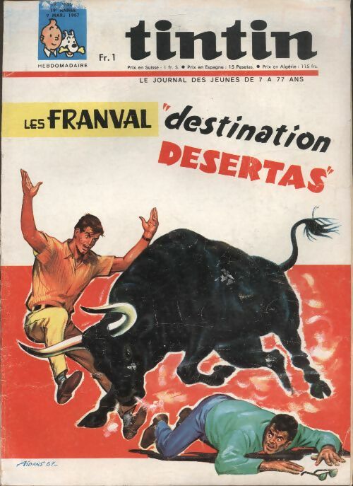 Livrenpoche : Tintin n°959 : Les Franval "destination deseras" - Collectif - Livre