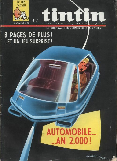 Livrenpoche : Tintin n°967 : Automobile an 2000 - Collectif - Livre