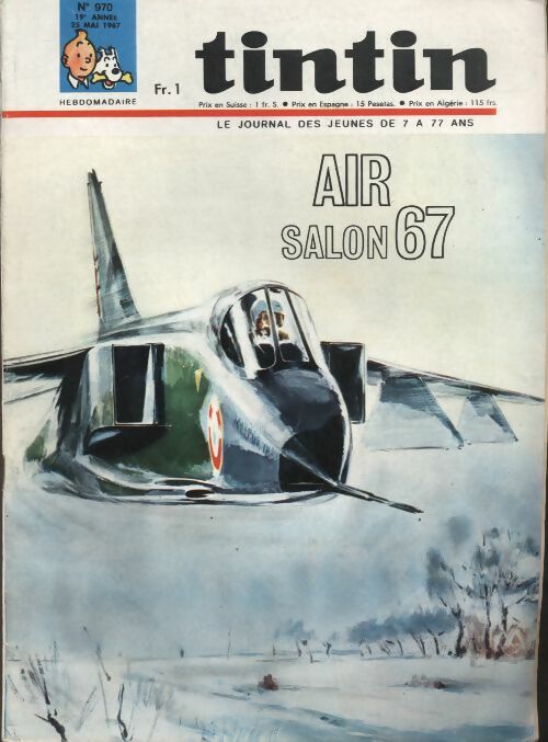 Livrenpoche : Tintin n°970 : Air salon 67 - Collectif - Livre