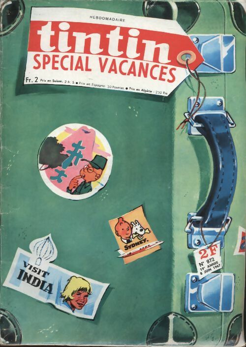 Livrenpoche : Tintin n°972 : Spécial vacances - Collectif - Livre