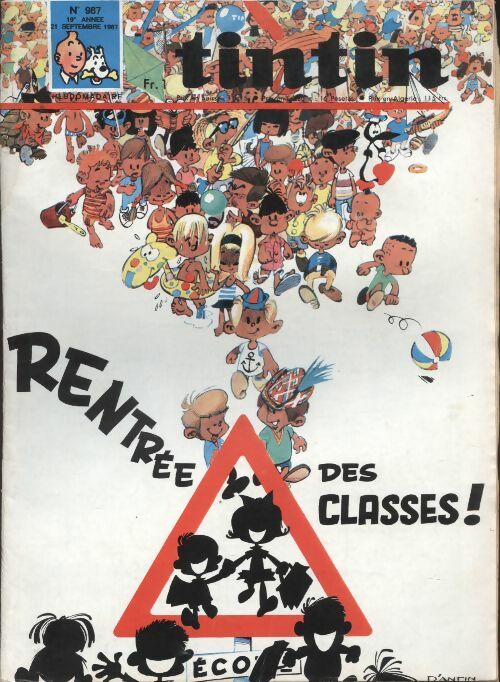 Livrenpoche : Tintin n°987 : Rentrée des classes - Collectif - Livre
