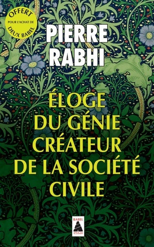 Livrenpoche : Eloge du génie créateur de la société civile - Pierre Rabhi - Livre