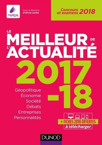 Livrenpoche : Le meilleur de l'actualité 2017-2018 - concours et examens 2018 : Concours et examens 2018 (2017-2018) - Olivier Sarfati - Livre