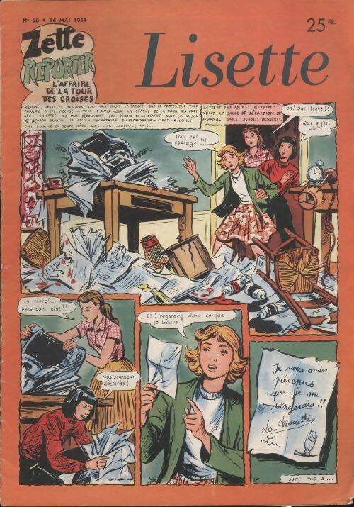 Livrenpoche : Lisette 1954 n°20 - Collectif - Livre
