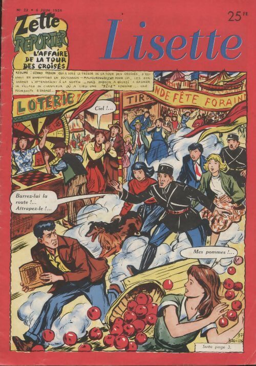 Livrenpoche : Lisette 1954 n°23 - Collectif - Livre