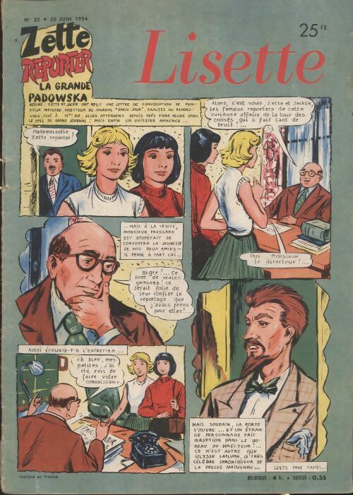 Livrenpoche : Lisette 1954 n°25 - Collectif - Livre