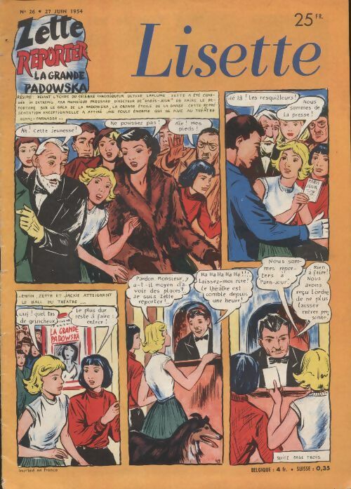 Livrenpoche : Lisette 1954 n°26 - Collectif - Livre