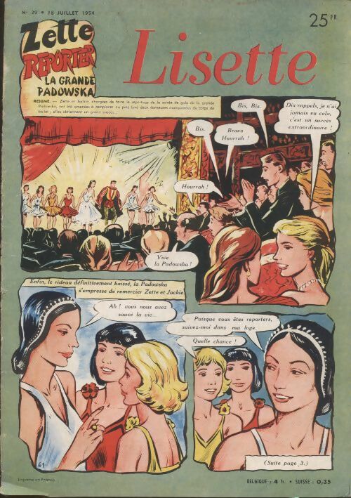 Livrenpoche : Lisette 1954 n°29 - Collectif - Livre