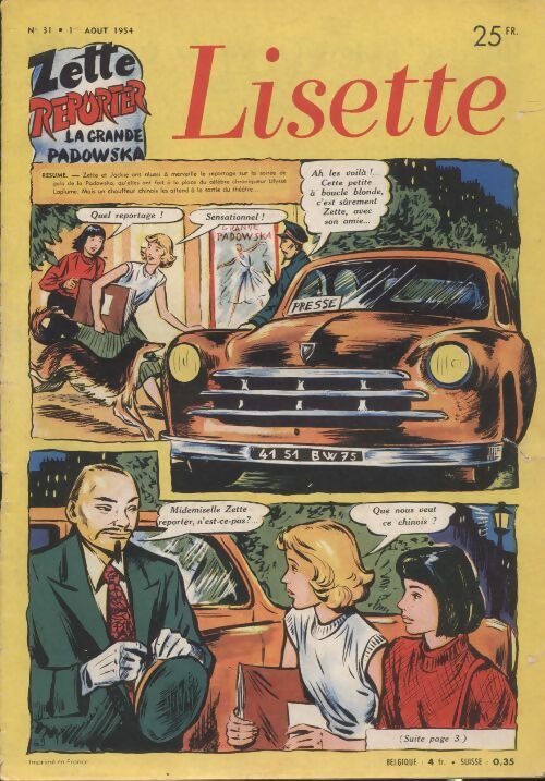 Livrenpoche : Lisette 1954 n°31 - Collectif - Livre