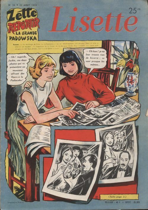 Livrenpoche : Lisette 1954 n°34 - Collectif - Livre