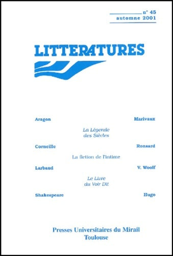 Livrenpoche : Littératures 45 - Collectif - Livre
