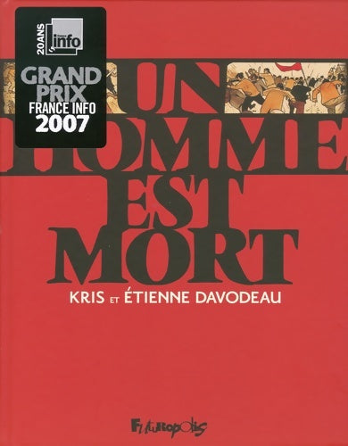 Livrenpoche : Un homme est mort - Etienne Davodeau - Livre