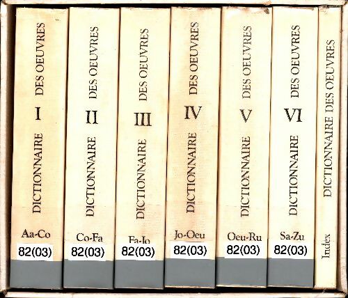 Livrenpoche : Dictionnaire des oeuvres (coffret 7 vols) - Bompiani - Livre