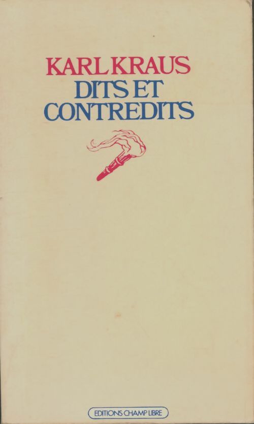 Livrenpoche : Dits et contredits - Karl Kraus - Livre