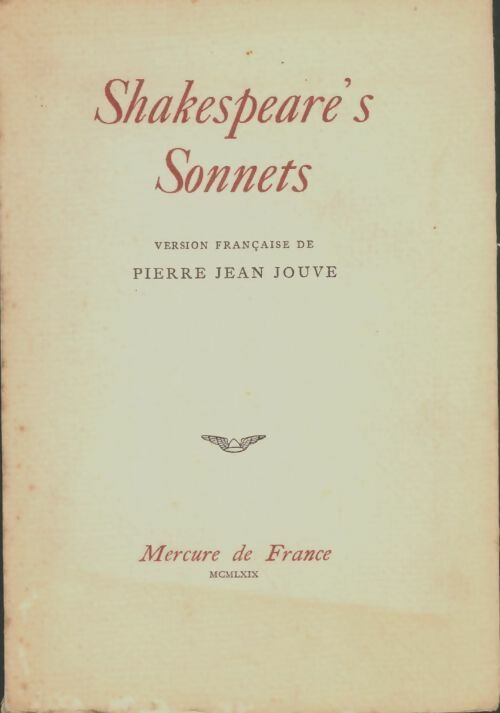 Livrenpoche : Shakespeare's sonnets - William Shakespeare - Livre
