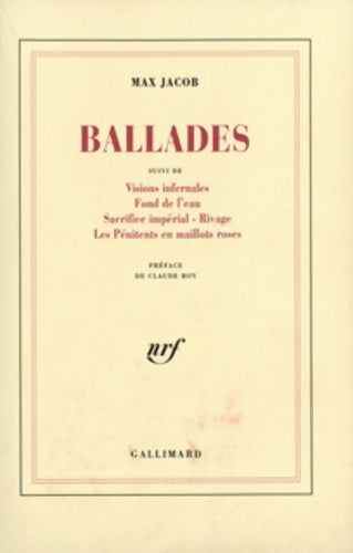 Livrenpoche : Ballades - Max Jacob - Livre