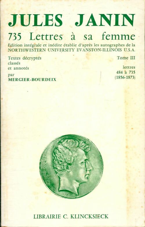 Livrenpoche : 735 lettres à sa femme Tome III - Jules Janin - Livre