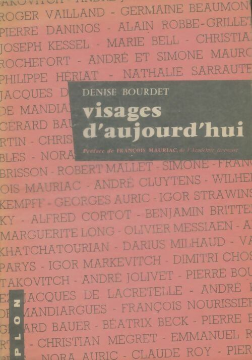 Livrenpoche : Visages d'aujourd'hui - Denise Bourdet - Livre