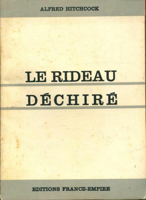 Livrenpoche : Le rideau déchiré - Alfred Hitchcock - Livre