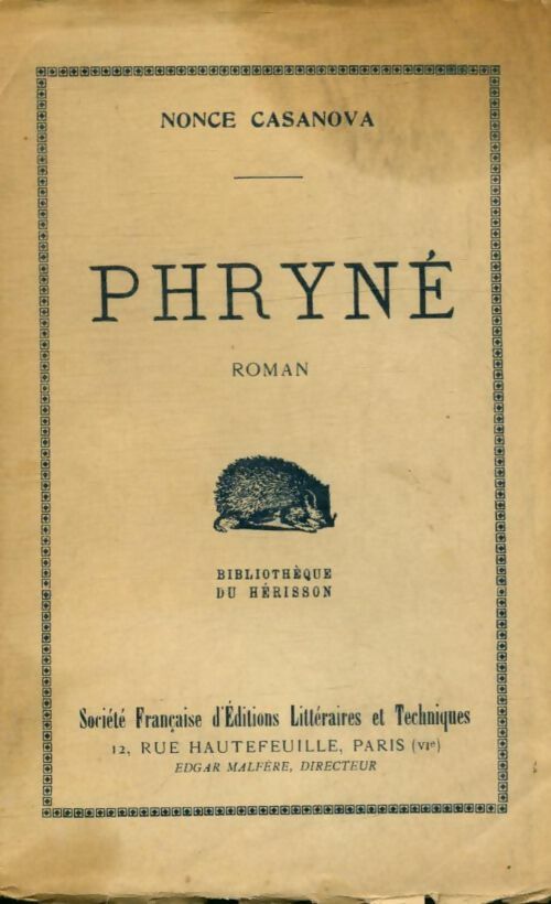 Livrenpoche : Phryné - Nonce Casanova - Livre