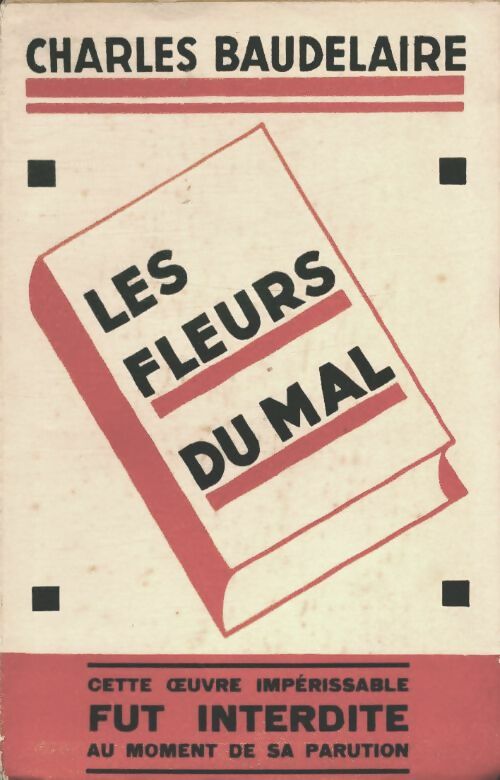 Les fleurs du mal - Charles Baudelaire -  Agence générale du livre Poche - Livre