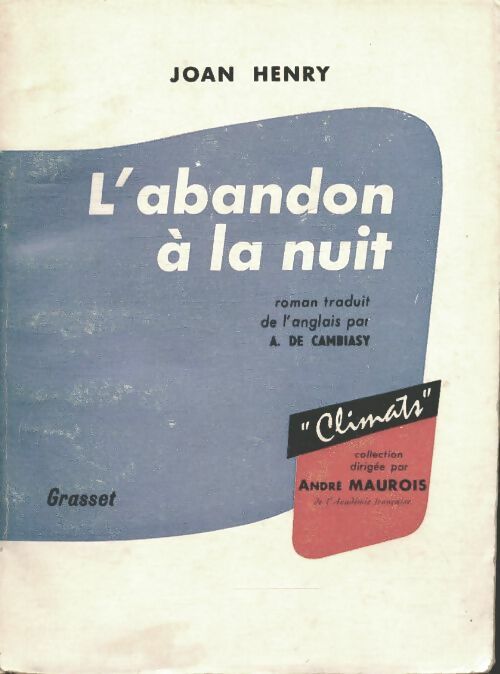Livrenpoche : L'abandon à la nuit - Joan Henry - Livre