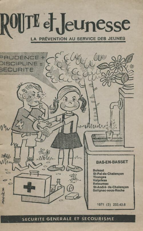 Livrenpoche : Route et jeunesse Tome III : Sécurité générale, secourisme - R Finestre - Livre