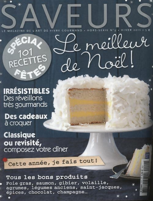 Livrenpoche : Saveurs Hors série n°9 : Le meilleur de Noël - Collectif - Livre