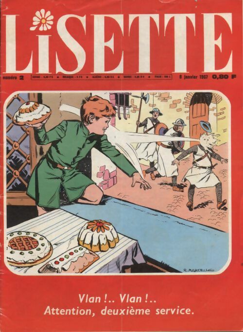 Livrenpoche : Lisette 1967 n°2 : Vlan ! Vlan ! Attention deuxième service - Collectif - Livre