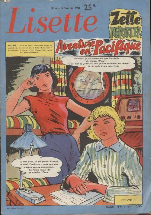 Livrenpoche : Lisette 1956 n°6 - Collectif - Livre