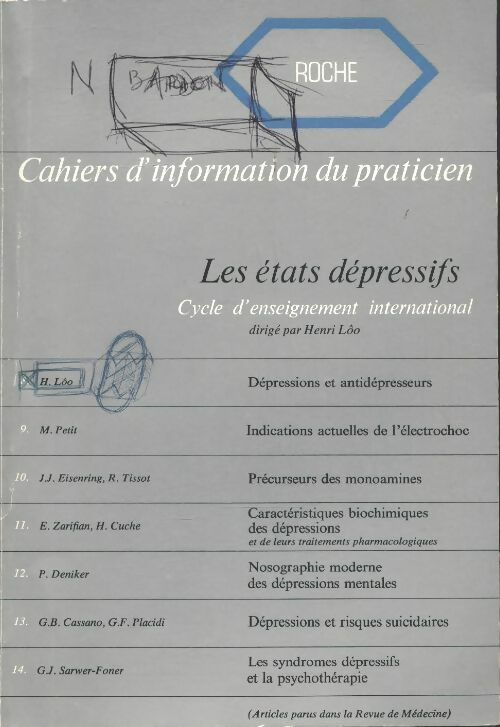 Livrenpoche : Cahiers d'information du praticien : Les états dépressifs Tome II - Collectif - Livre