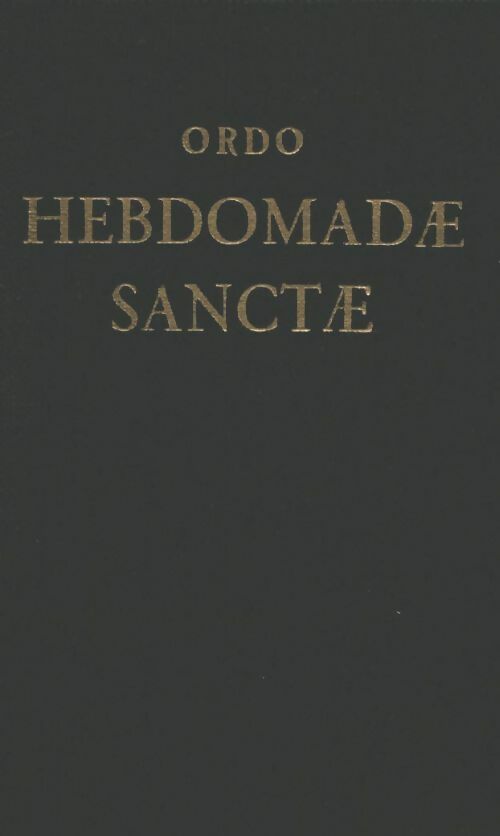 Livrenpoche : Ordo hebdomadae sanctae - Collectif - Livre