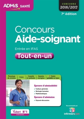 Livrenpoche : Concours aide soignant entrée en ifas tout en un 7e edt - Collectif - Livre