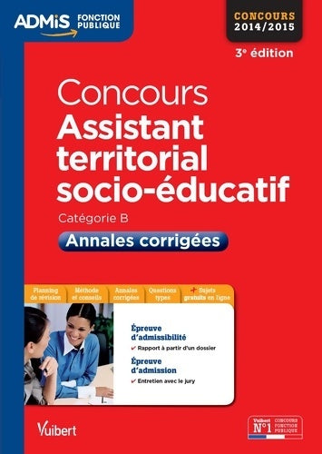 Livrenpoche : Concours assistant territorial socio éducatif - annales corrigées - Luc Deslandes - Livre