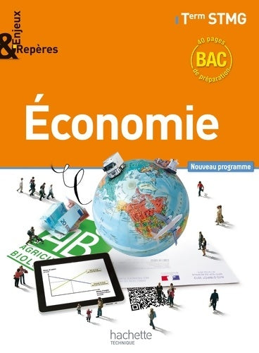 Livrenpoche : Enjeux et repères Économie terminale STMG - livre élève format compact - ed. 2013 - Alain Lacroux - Livre