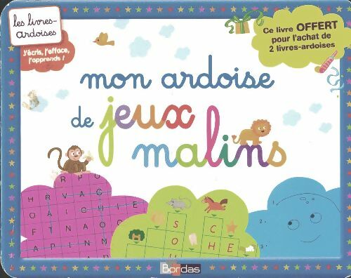 Livrenpoche : Mon ardoise de jeux malins - Virginie Chiodo - Livre