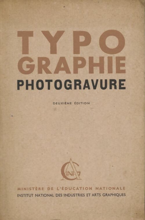 Livrenpoche : Typographie photogravure - L Villemaire - Livre