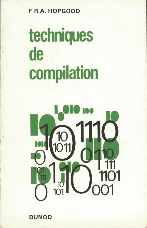 Livrenpoche : Techniques de compilation - F.R.A Hopgood - Livre