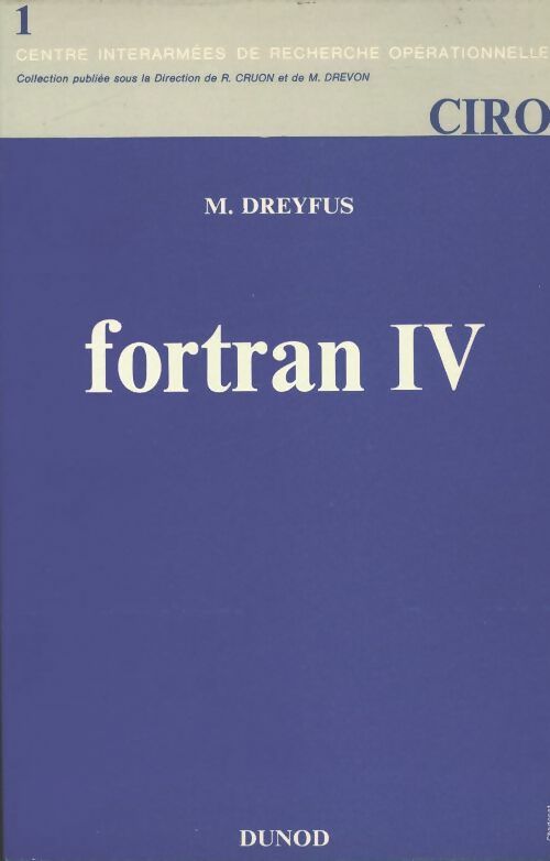 Livrenpoche : Fortran IV - M. Dreyfus - Livre