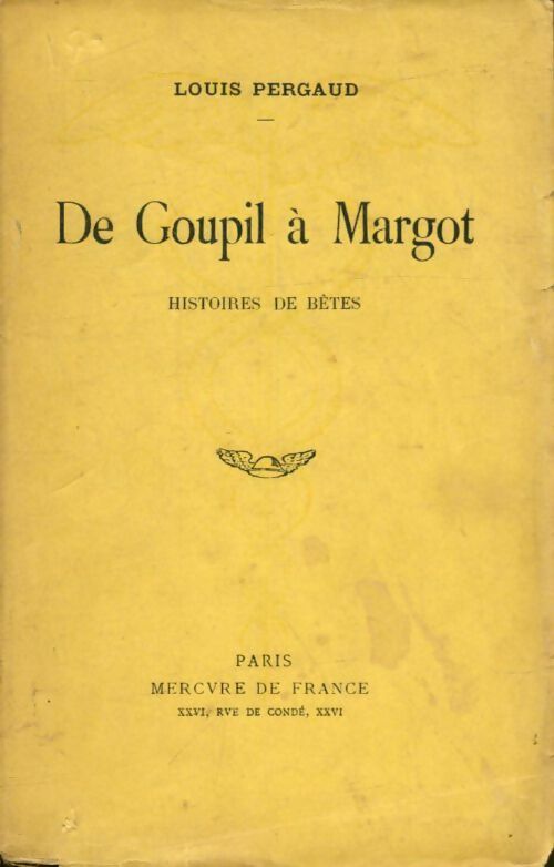 Livrenpoche : De Goupil à Margot - Louis Pergaud - Livre